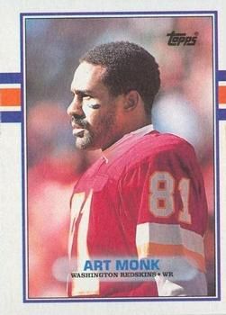Art Monk 1989 Topps #260 Sports Card