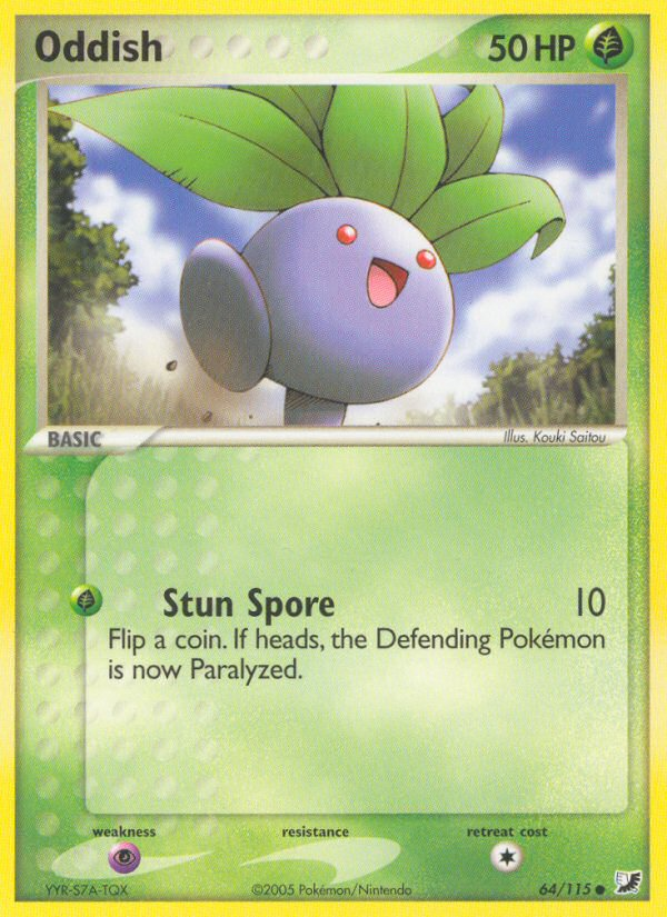 Oddish (64/115) - Unseen Forces Pokémon Card