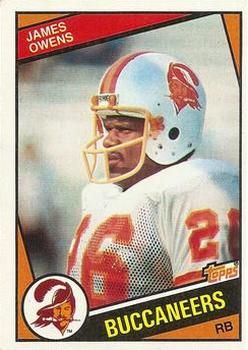 James Owens 1984 Topps #369 Sports Card