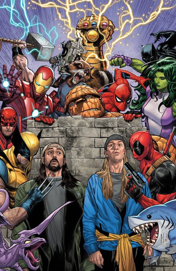 Jay & Silent Bob: Jays of Future Past #1 (2nd Printing Marco Checchetto Virgin Variant) Comic