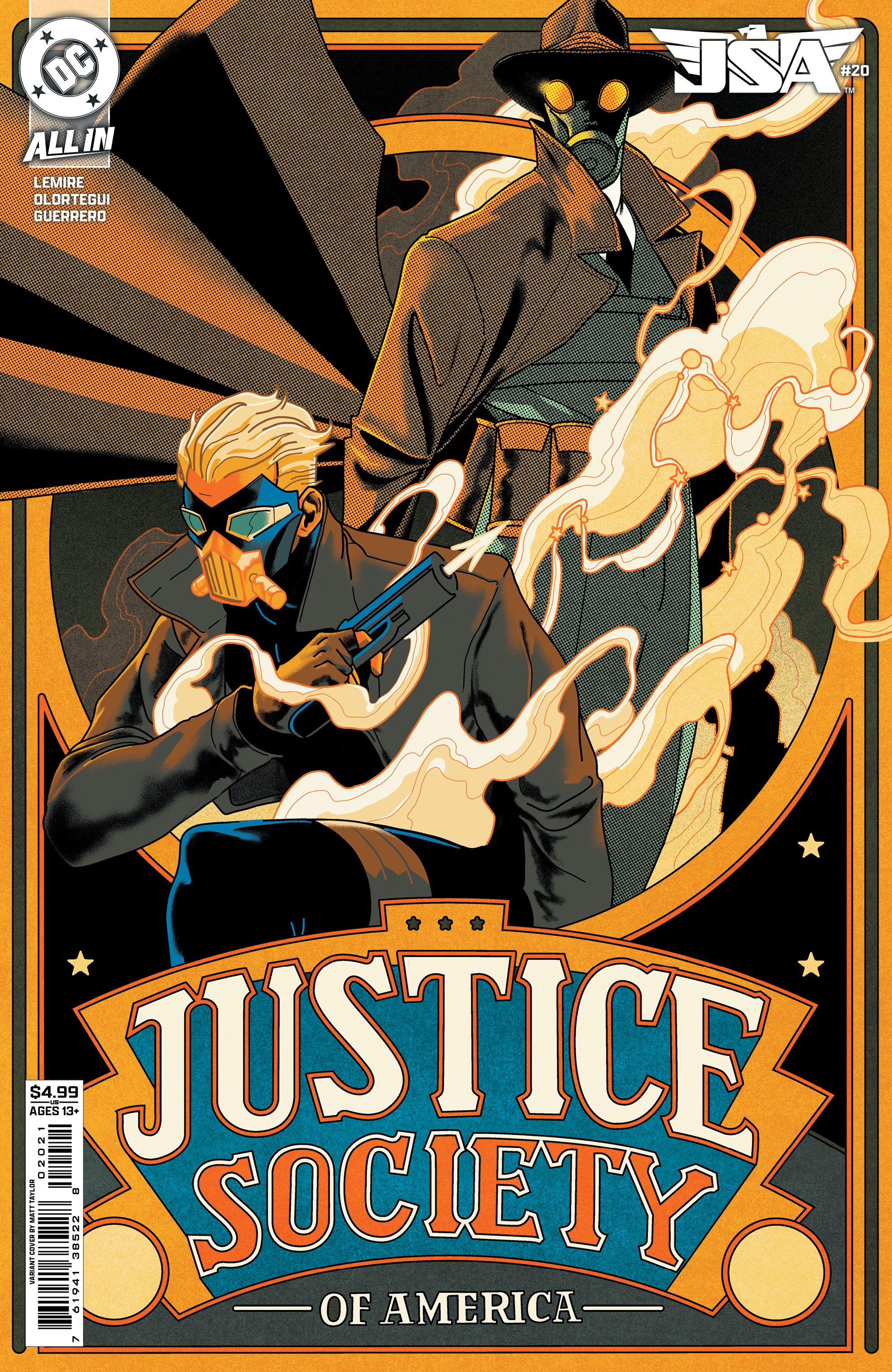 JSA #20 (Cvr B Matt Taylor Card Stock Variant) Comic