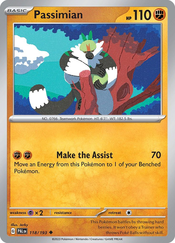 Passimian (118/193) - Paldea Evolved Pokémon Card