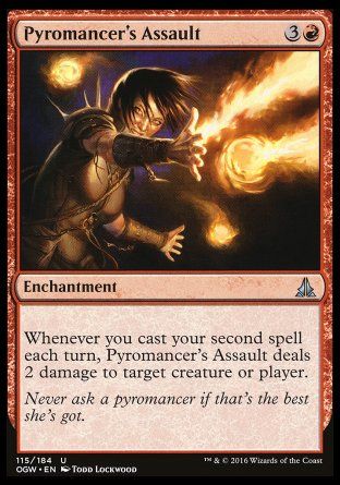 Pyromancer's Assault (Oath of the Gatewatch) Trading Card