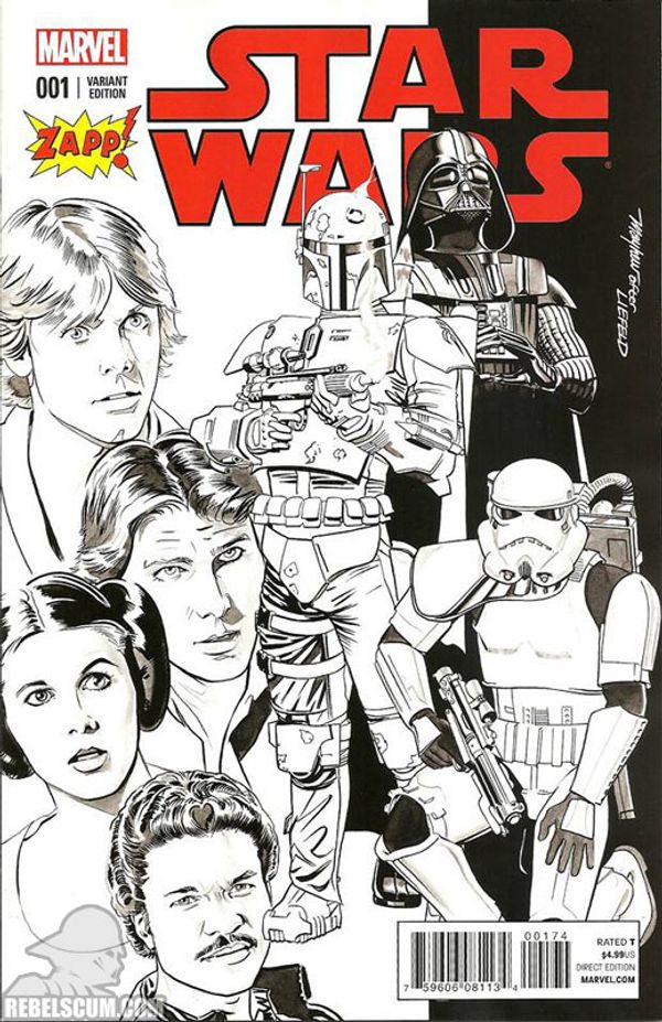 Star Wars #1 (Zapp Comics Sketch Edition)