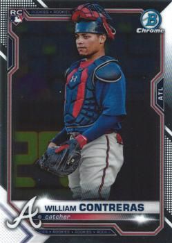 William Contreras 2021 Bowman Chrome Baseball #38 Sports Card