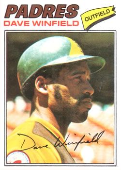 Lot - 1975 Topps #61 Dave Winfield San Diego Padres Baseball Card