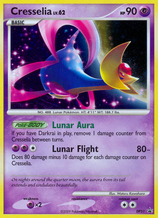 Cresselia (DP51) - DP Black Star Promos Pokémon Card