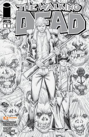 Walking Dead #1 Wizard World Austin shops Sketch CGC 9.6