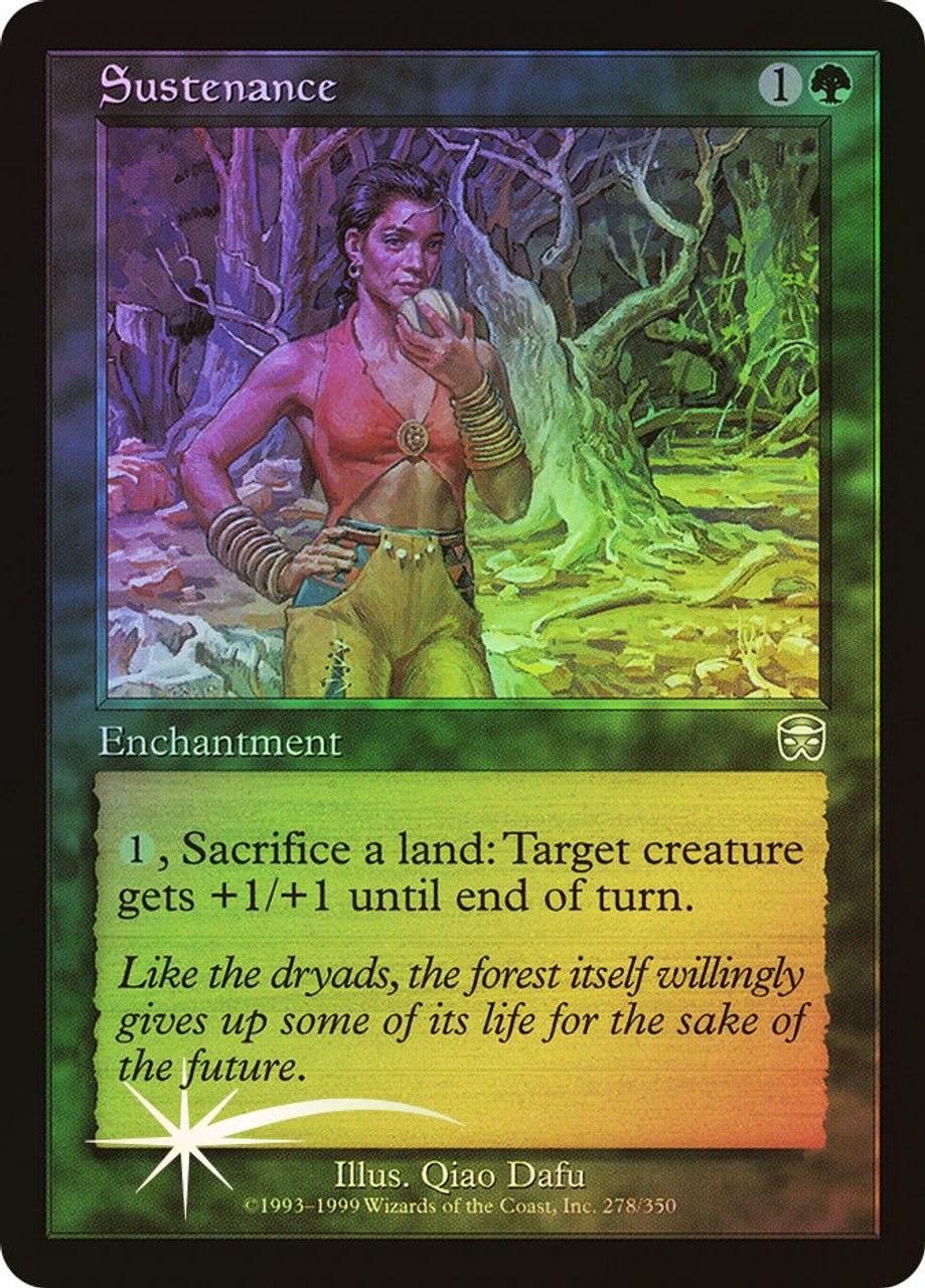 Sustenance (Mercadian Masques - Foil) Trading Card