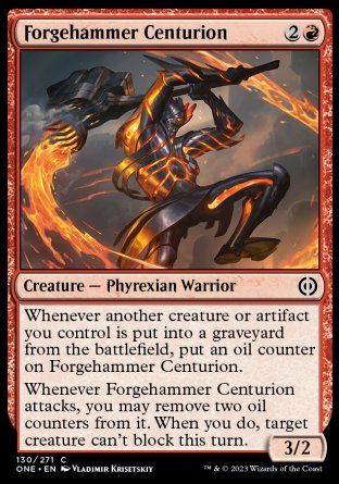 Forgehammer Centurion (Phyrexia: All Will Be One) Trading Card