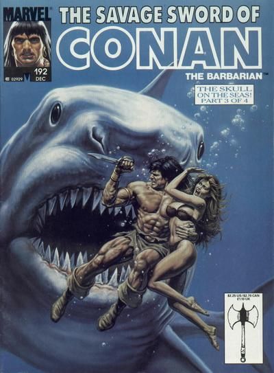 The Savage Sword of Conan #192 Comic