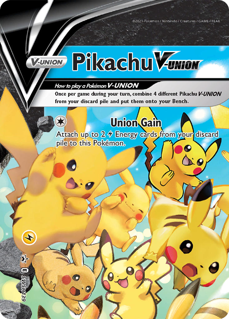 Pikachu V-UNION (SWSH139) - SWSH Black Star Promos Pokémon Card