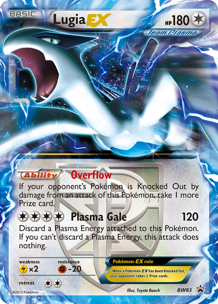 Lugia EX (BW83) - BW Black Star Promos Pokémon Card