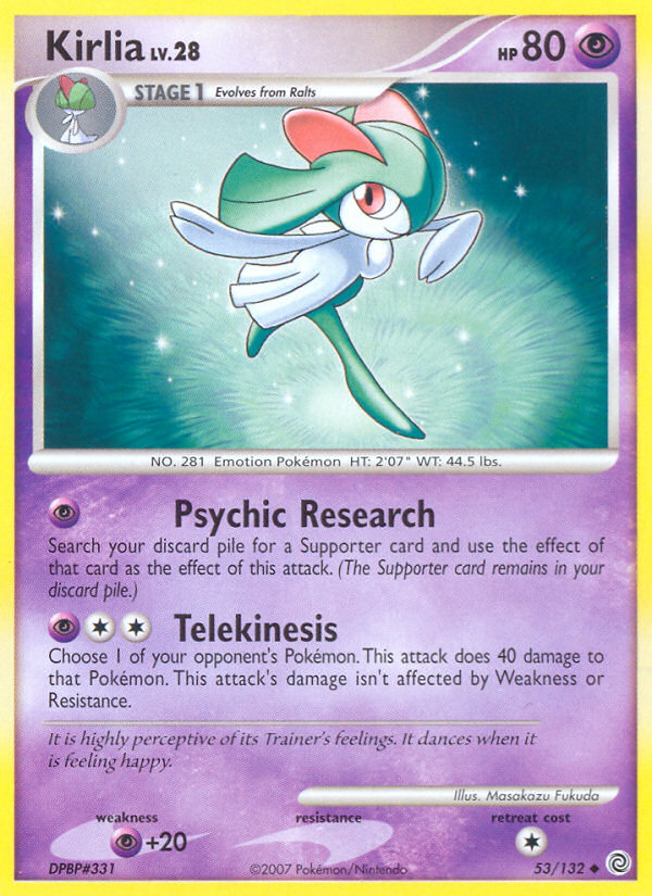 Kirlia (53/132) - Secret Wonders Pokémon Card