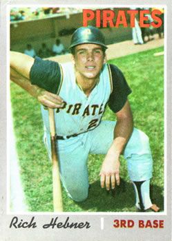  1972 Topps # 630 Rich Hebner Pittsburgh Pirates