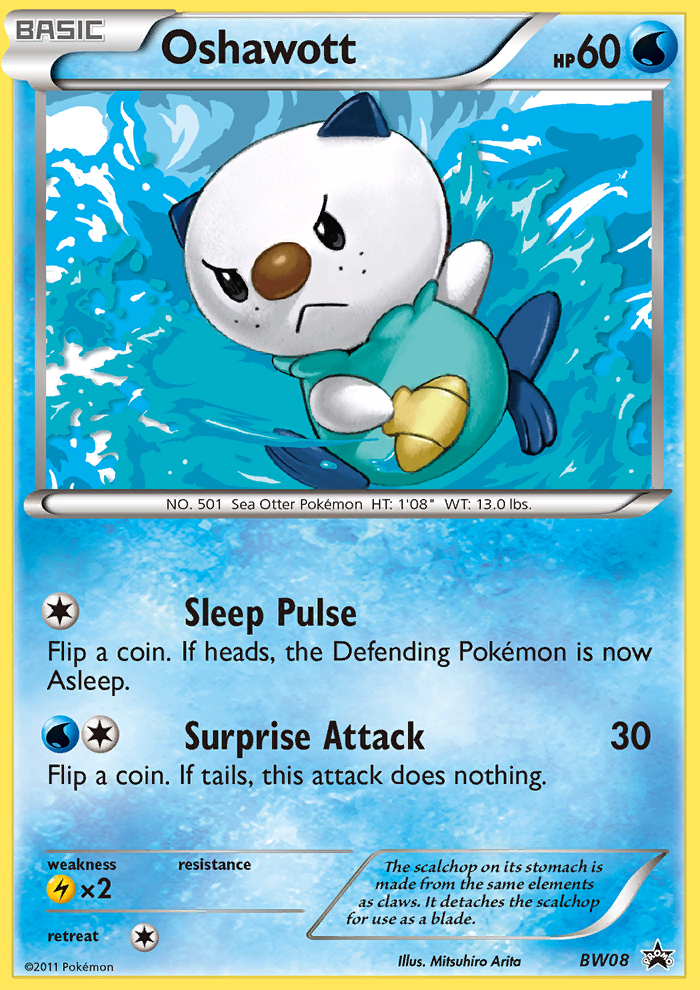 Oshawott (BW08) - BW Black Star Promos Pokémon Card