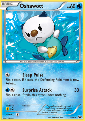 Oshawott (BW08) - BW Black Star Promos