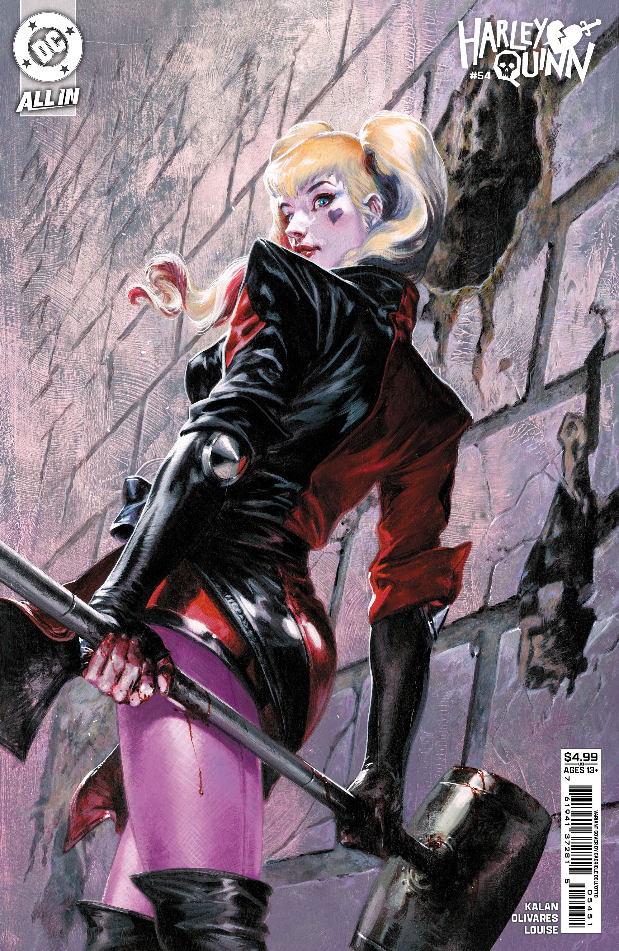 Harley Quinn #54 (Cvr D Gabriele Dell Otto Gotham Card Stock Variant) Comic