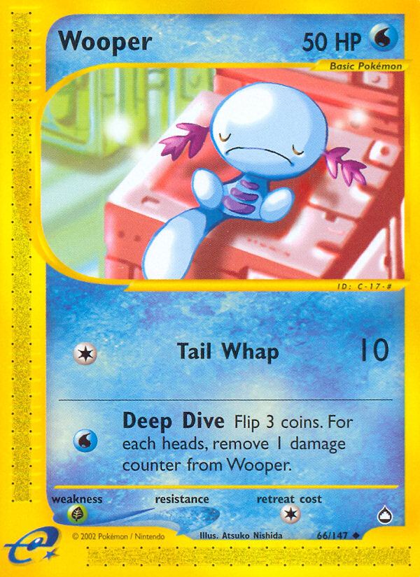 Wooper (66/147) - Aquapolis Pokémon Card