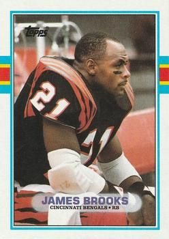 James Brooks 1989 Topps #35 Sports Card