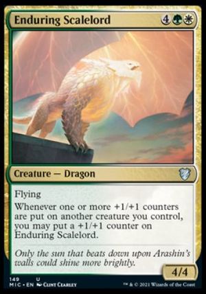 Enduring Scalelord (Innistrad Midnight Hunt Commander Decks)