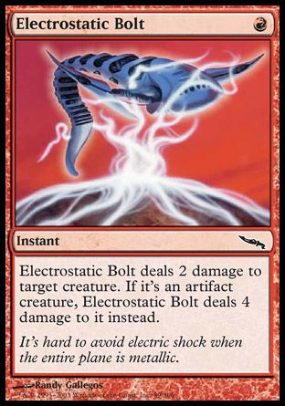 Electrostatic Bolt (Mirrodin) Trading Card