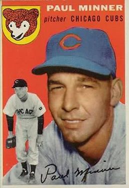 Paul Minner 1954 Topps #28 Sports Card