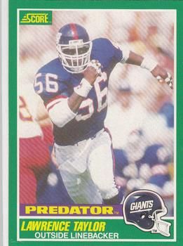 Lawrence Taylor 1989 Score #322 Sports Card