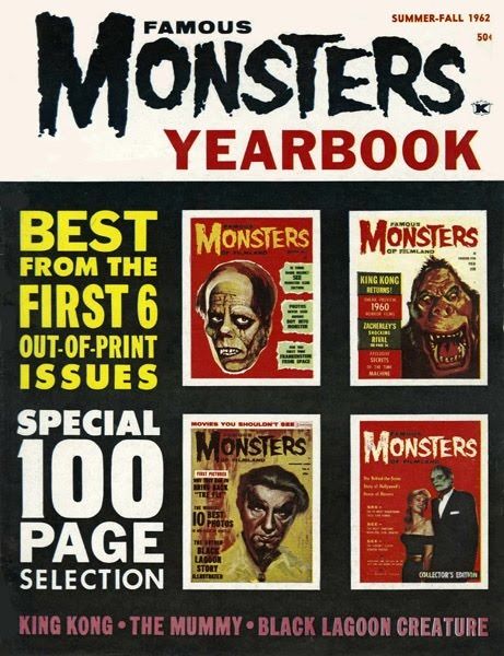 Famous Monsters of Filmland #Yearbook 1962 Comic
