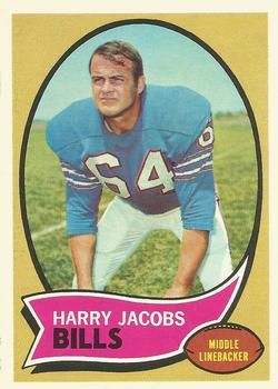 Harry Jacobs 1970 Topps #13 Sports Card