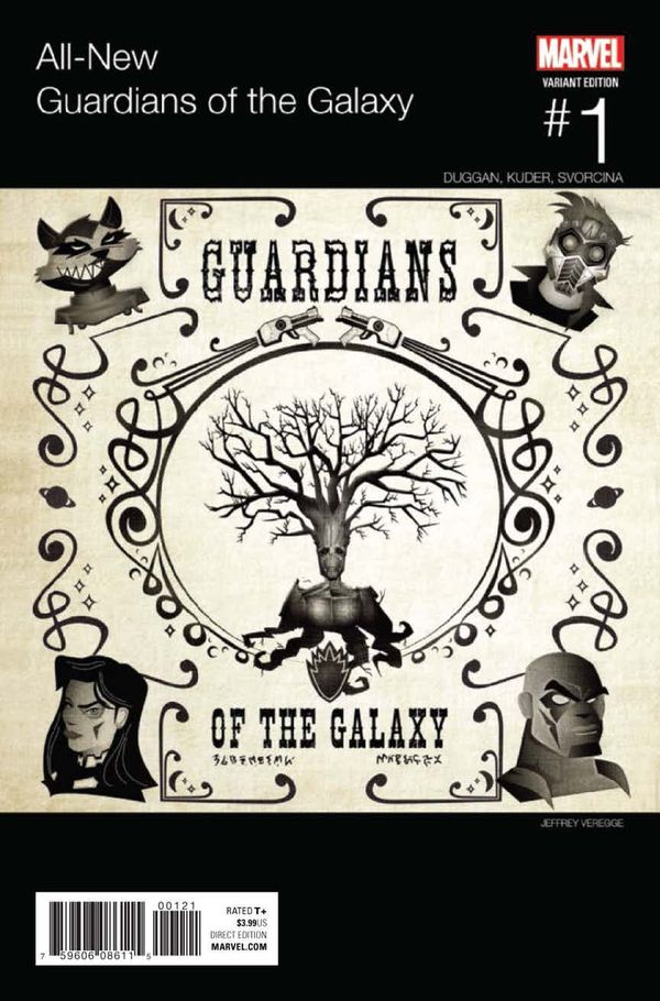 All-New Guardians of the Galaxy #1 (Veregge Hip Hop Variant)