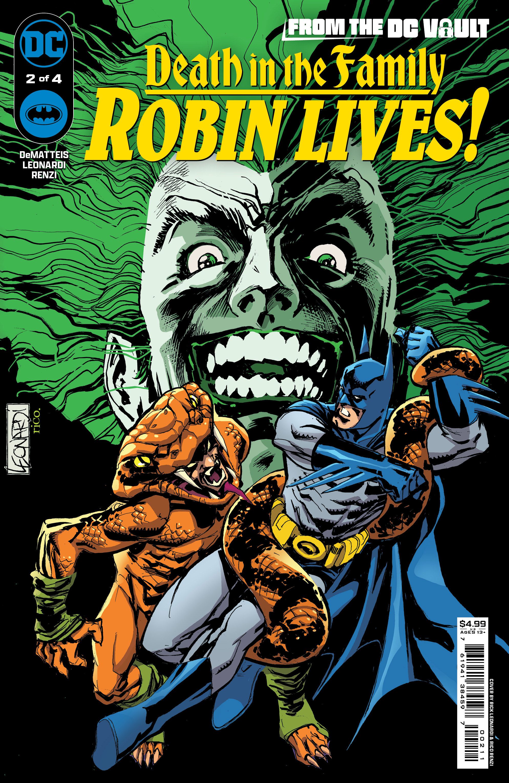 From the DC Vault: Death in the Family - Robin Lives #2 Comic