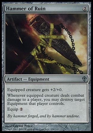 Hammer of Ruin (Worldwake) Trading Card