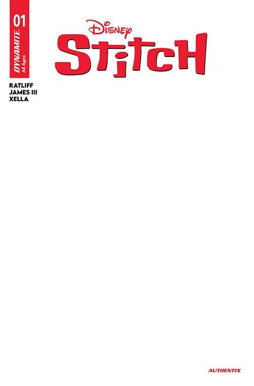 Stitch #1 (Cvr G Blank Authentix Variant) Comic