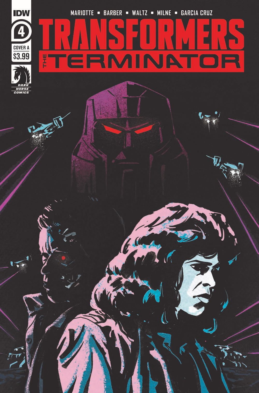 Transformers vs. The Terminator #4 Comic