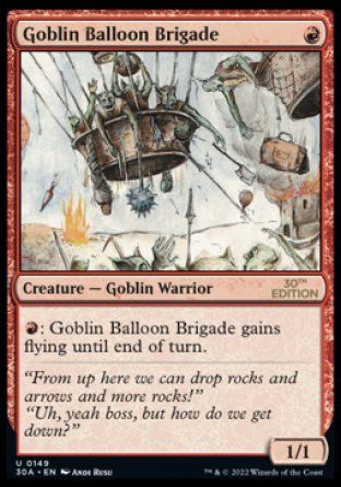 Goblin Balloon Brigade (Magic 30th Anniversary Edition) Trading Card