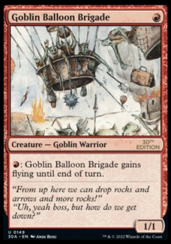 Goblin Balloon Brigade (Magic 30th Anniversary Edition)