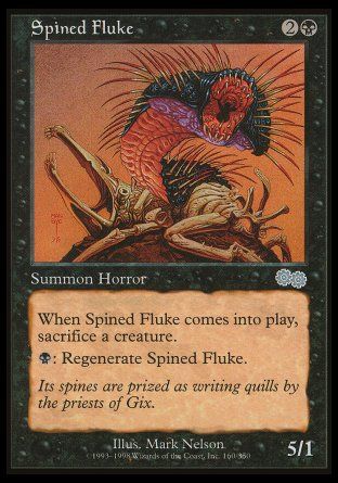 Spined Fluke (Urza's Saga) Trading Card