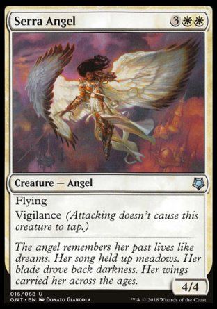 Serra Angel (Game Night) Trading Card