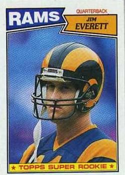 Jim Everett 1987 Topps #145 Sports Card