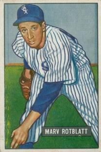 Marv Rotblatt 1951 Bowman #303 Sports Card
