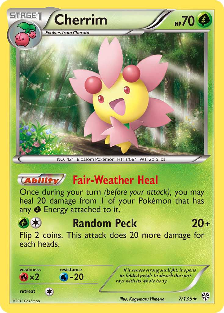 Cherrim (7/135) - Plasma Storm Pokémon Card