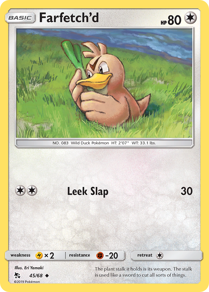 Farfetch'd (45/68) - Hidden Fates Pokémon Card