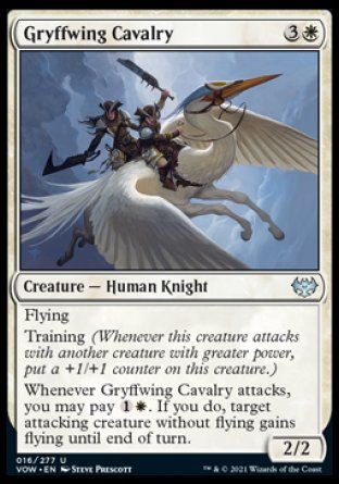 Gryffwing Cavalry (Innistrad: Crimson Vow) Trading Card