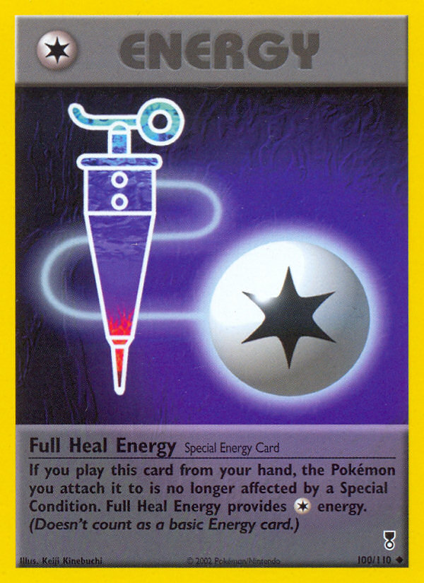 Full Heal Energy (100/110) - Legendary Collection Pokémon Card