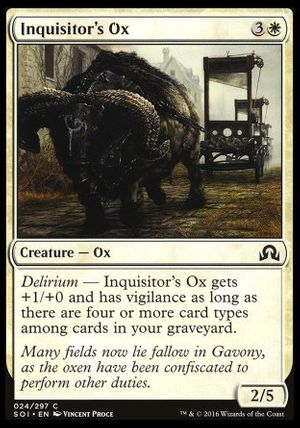 Inquisitor's Ox (Shadows over Innistrad)