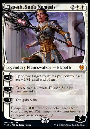 Elspeth, Sun's Nemesis (Theros Beyond Death) Trading Card