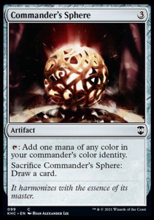 Commander's Sphere (Kaldheim Commander Decks) Trading Card