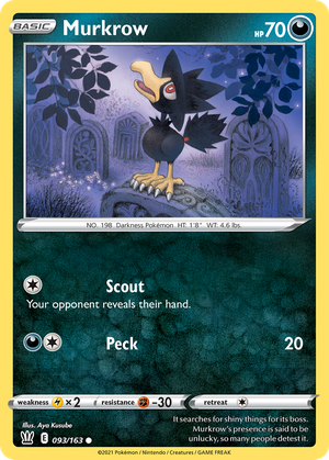 Murkrow (93/163) - Battle Styles