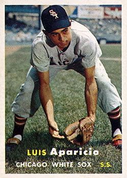 Luis Aparicio 1957 Topps #7 Sports Card